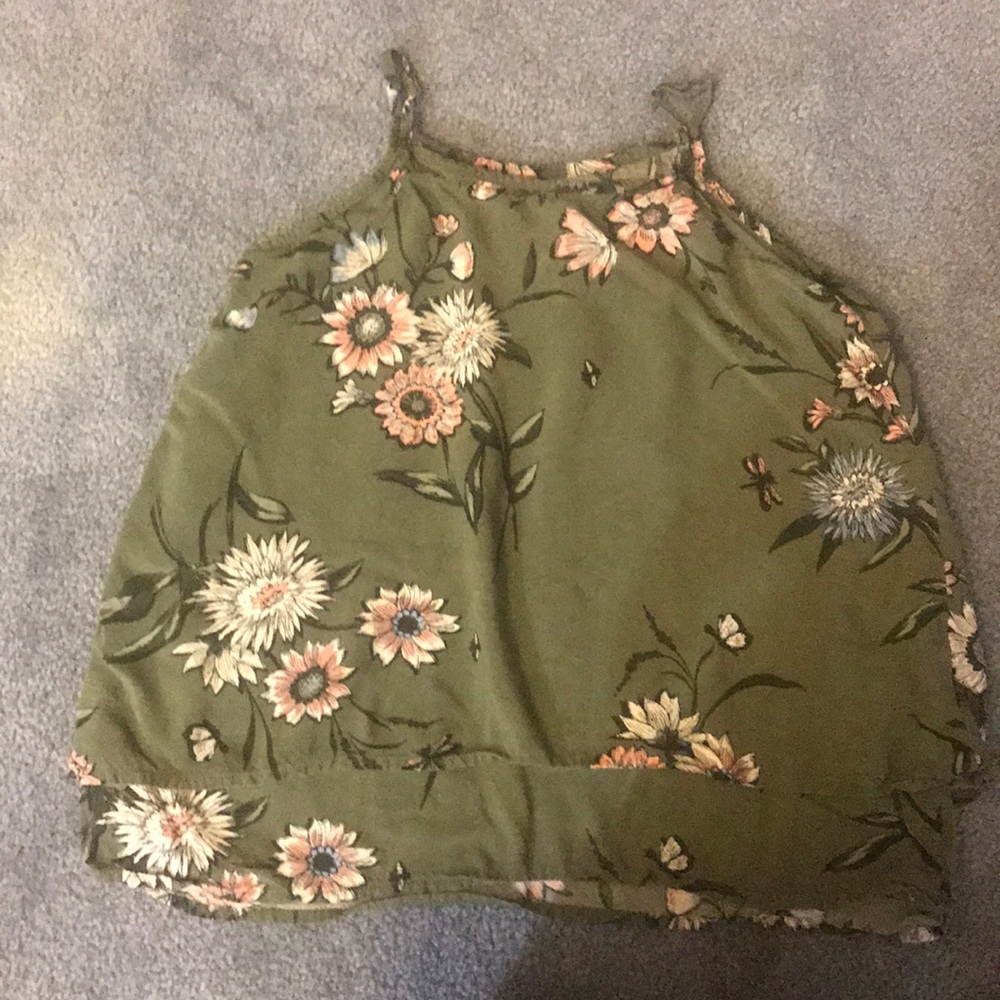 Flower tank size 10-12 old navy